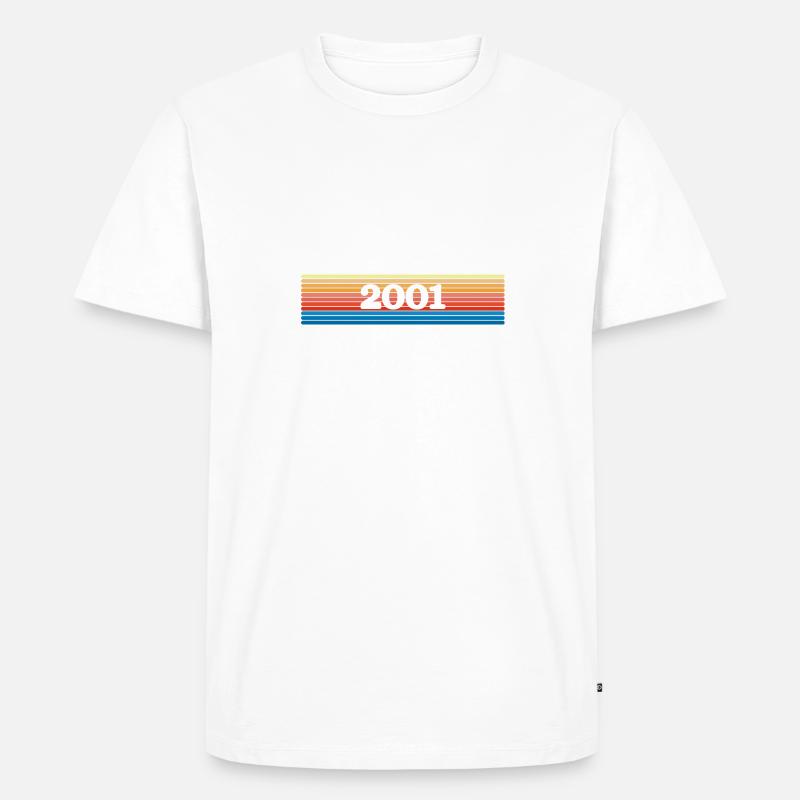 Regenbogen 2001 - Männer Premium Bio T-Shirt - undefined