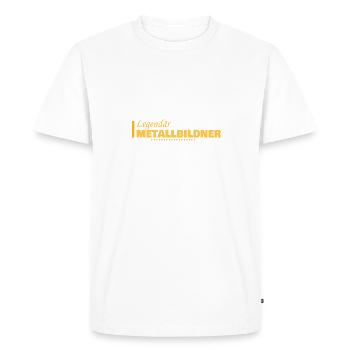 Sculpteurs sur métal - T-shirt Premium bio Homme - blanc - Devant - Nico (187cm)