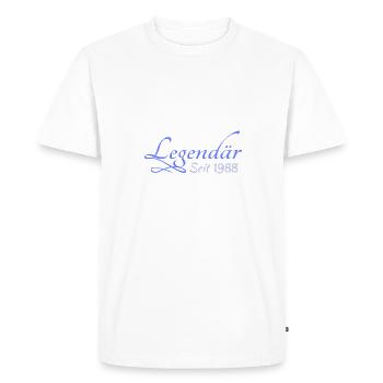 1988 - Men's Premium Organic T-Shirt - white - Front - Nico (187cm)