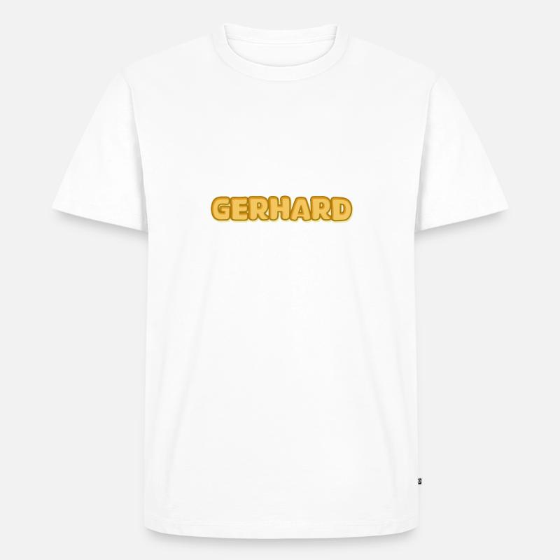 Gerhard als Gerhard - Männer Premium Bio T-Shirt - undefined