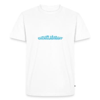 Chemical laboratory assistant as chemical laboratory assistant - Men's Premium Organic T-Shirt - white - Front - Nico (187cm)