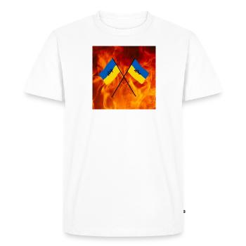arrêt 2 - T-shirt Premium bio Homme - blanc - Devant - Nico (187cm)