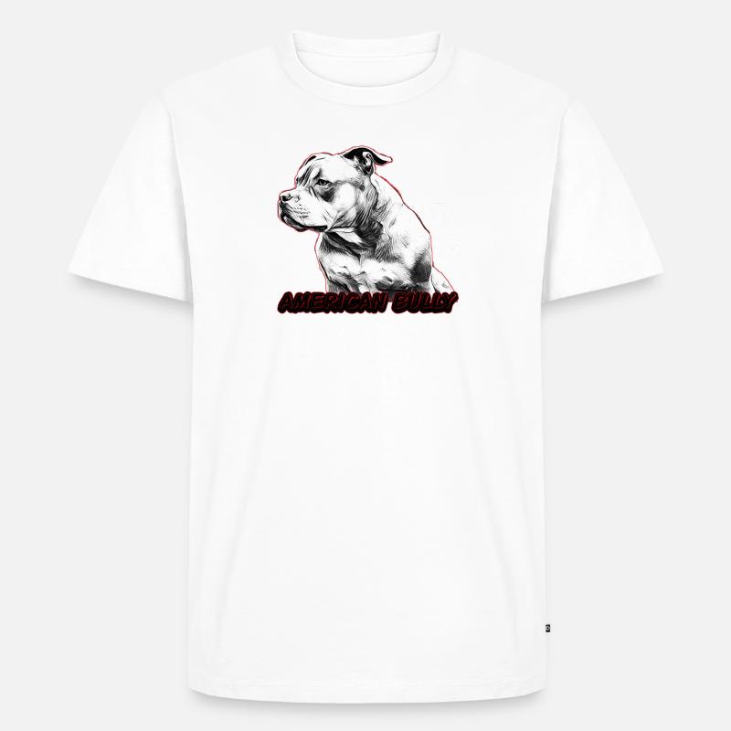 American Bully Pocket - Männer Premium Bio T-Shirt - undefined