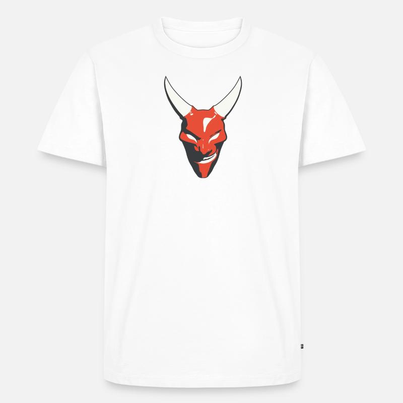 Devil - Men's Premium Organic T-Shirt - white