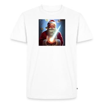 Santa Claus Santa Claus Christmas - Men's Premium Organic T-Shirt - white - Front - Nico (187cm)