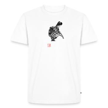 Geisha washing hands - Men's Premium Organic T-Shirt - white - Front - Nico (187cm)