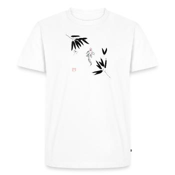 koi in water - T-shirt Premium bio Homme - blanc - Devant - Nico (187cm)