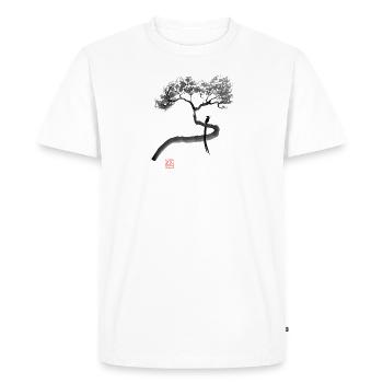 tchitrec in tree - T-shirt Premium bio Homme - blanc - Devant - Nico (187cm)