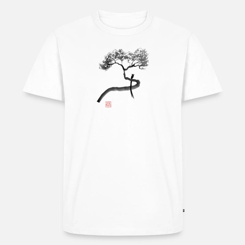 Chitrec in Tree - Men's Premium Organic T-Shirt - white