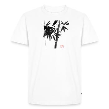 full baboo - T-shirt Premium bio Homme - blanc - Devant - Nico (187cm)