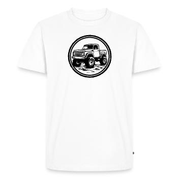 Monster Truck Monster Truck Lover Fan - T-shirt Premium bio Homme - blanc - Devant - Nico (187cm)