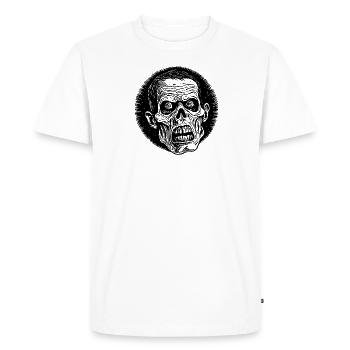 Zombie Undead Halloween Horror - Men's Premium Organic T-Shirt - white - Front - Nico (187cm)