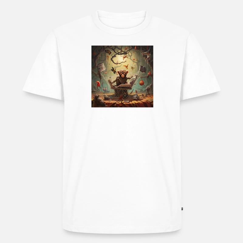 Äffchen - Männer Premium Bio T-Shirt - undefined