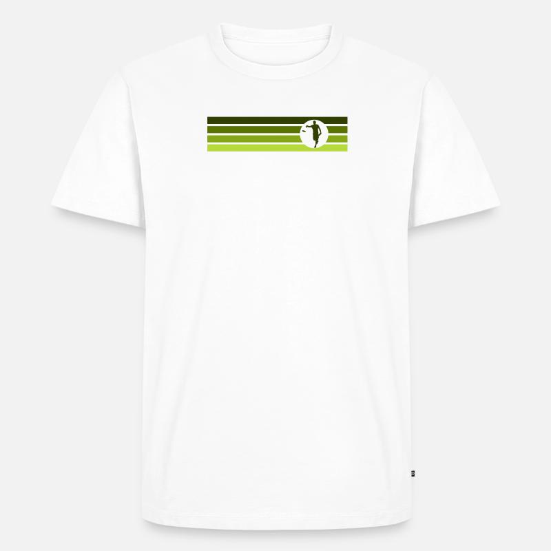 Discgolf Discgolf Disc - Männer Premium Bio T-Shirt - Weiß