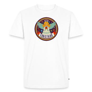 Christkind Rétro - T-shirt Premium bio Homme - blanc - Devant - Nico (187cm)