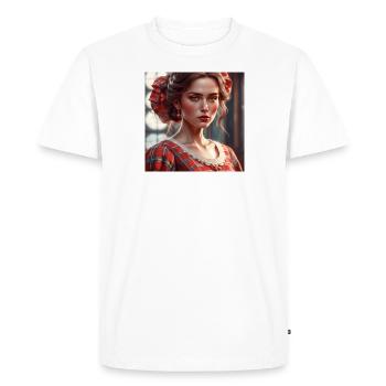 Lady in red - T-shirt Premium bio Homme - blanc - Devant - Nico (187cm)