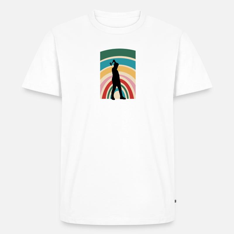 Axt Axe Throwing Axe Throwing - Männer Premium Bio T-Shirt - Weiß