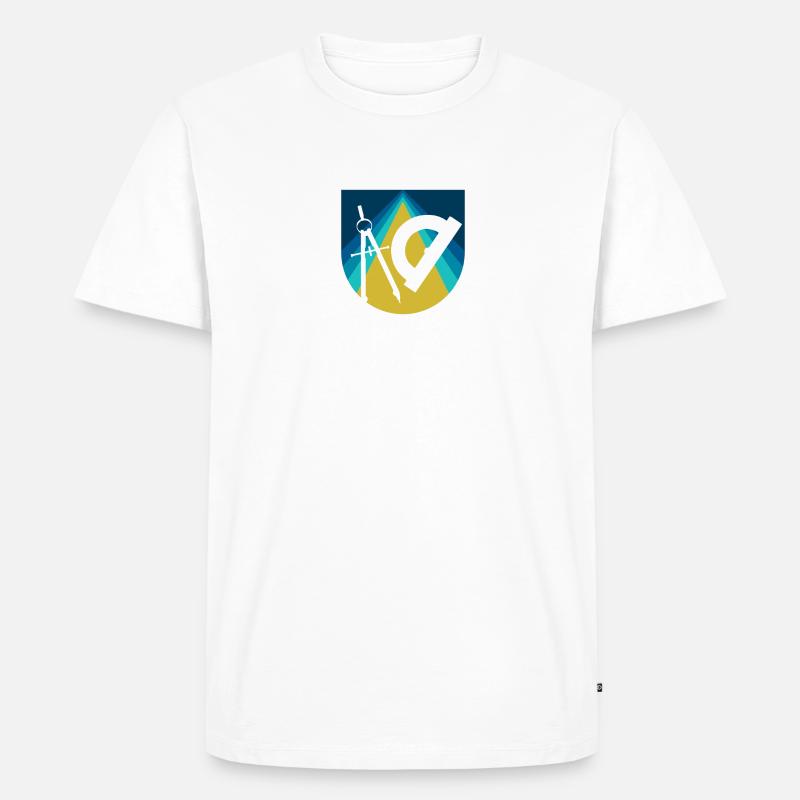 Uni - Männer Premium Bio T-Shirt - Weiß