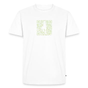 Aerobics Exercise Cardio - Men's Premium Organic T-Shirt - white - Front - Nico (187cm)