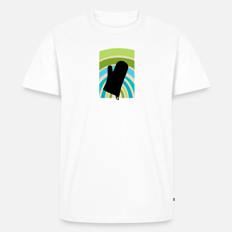 Backen Bäcker Bäckerei Backen - Männer Premium Bio T-Shirt - Weiß