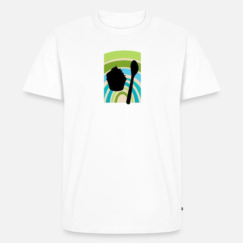 Muffin Muffin - Männer Premium Bio T-Shirt - Weiß