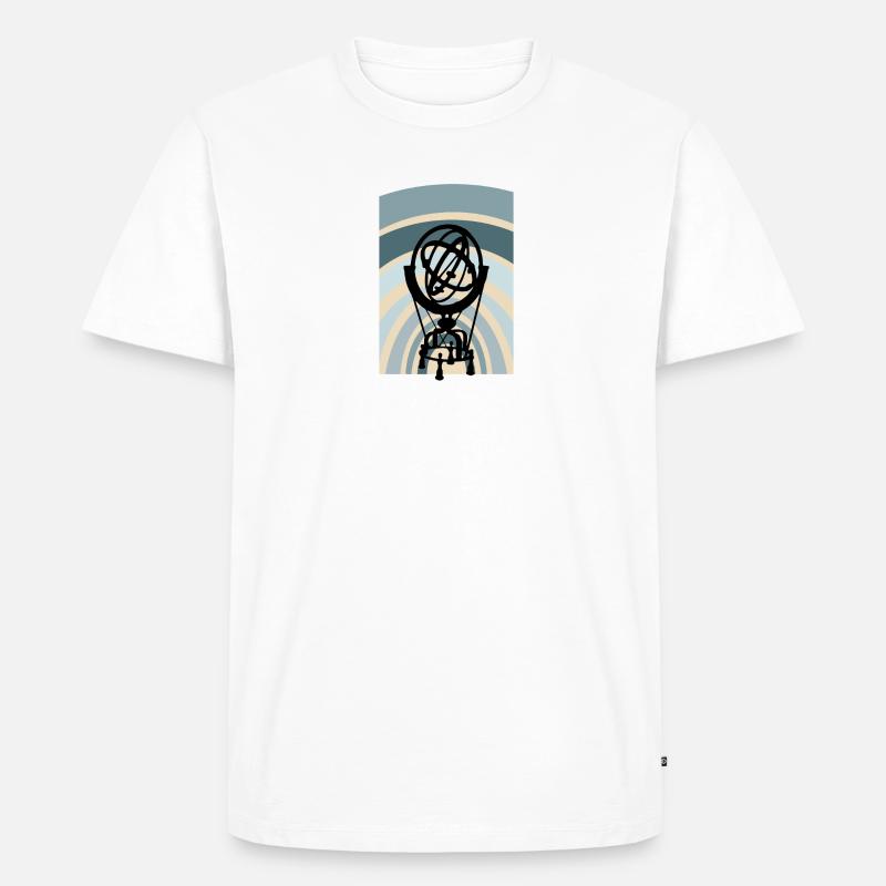 Himmelskörper Astronomy - Männer Premium Bio T-Shirt - Weiß