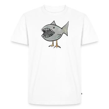 3B890ABE 0CAF 4F78 A127 2180774819CC - Männer Premium Bio T-Shirt - Weiß - Vorne - Nico (187cm)