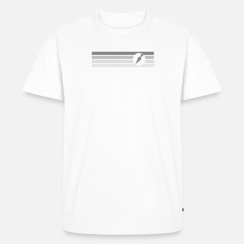 Backwaren Bäcker Cupcake - Männer Premium Bio T-Shirt - Weiß