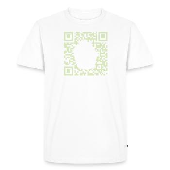 Muffin tartelette aux cupcakes - T-shirt Premium bio Homme - blanc - Devant - Nico (187cm)