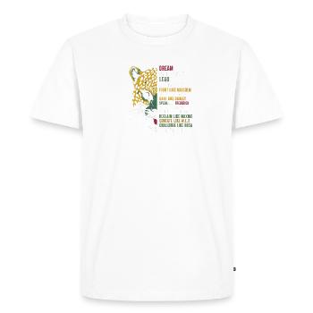 Juneteenth Freedom Day Histoire des Noirs - T-shirt Premium bio Homme - blanc - Devant - Nico (187cm)