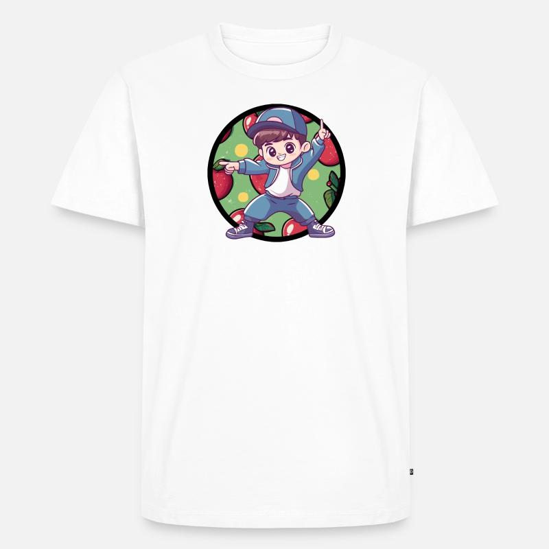 Breakdance Breakdancer Breakbeat - Männer Premium Bio T-Shirt - Weiß