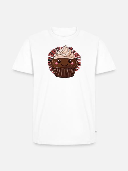 Muffin Törtchen - Männer Premium Bio T-Shirt - Weiß