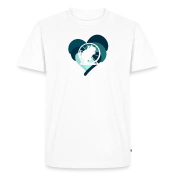 Animal de compagnie hamster - T-shirt Premium bio Homme - blanc - Devant - Nico (187cm)