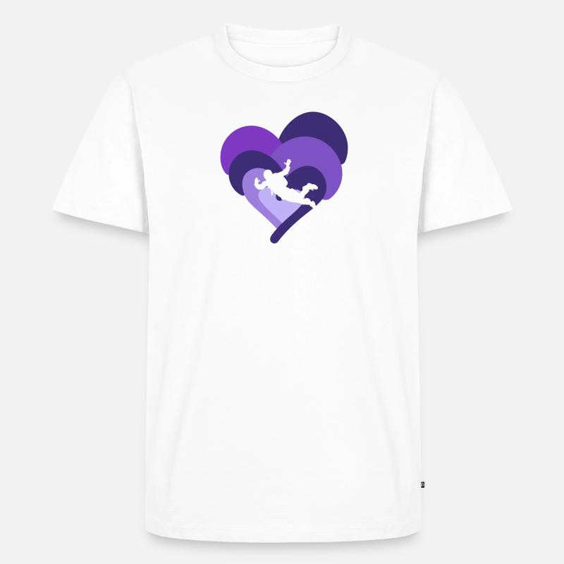 Skydiving Base Jumping - Männer Premium Bio T-Shirt - Weiß