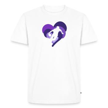 Bowler Bowling Pin - T-shirt Premium bio Homme - blanc - Devant - Nico (187cm)