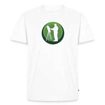 Painting Pastel - Men's Premium Organic T-Shirt - white - Front - Nico (187cm)