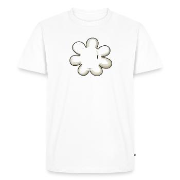 Terrain de Rugby - T-shirt Premium bio Homme - blanc - Devant - Nico (187cm)