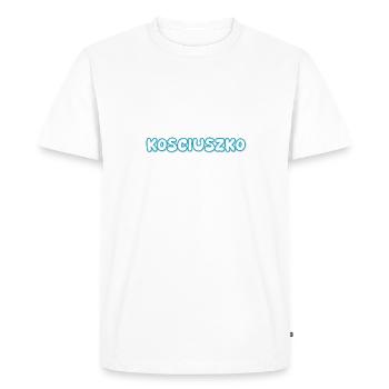 Trekking Kosciuszko - T-shirt Premium bio Homme - blanc - Devant - Nico (187cm)