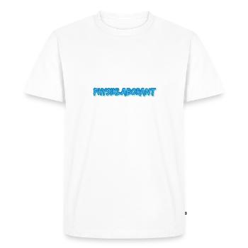 Gift for Physics Lab Technician - Men's Premium Organic T-Shirt - white - Front - Nico (187cm)