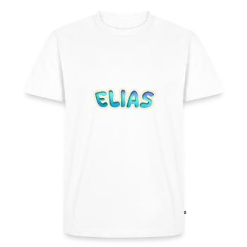 Cadeau pour Elias - T-shirt Premium bio Homme - blanc - Devant - Nico (187cm)