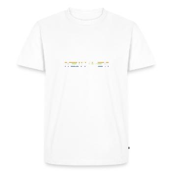 Annelie as her birthday - Men's Premium Organic T-Shirt - white - Front - Nico (187cm)