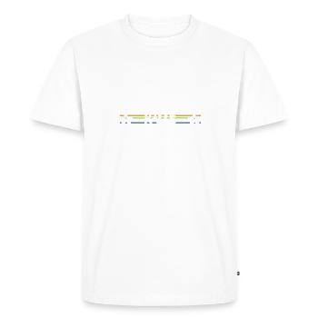 Kalle as a birthday - Men's Premium Organic T-Shirt - white - Front - Nico (187cm)