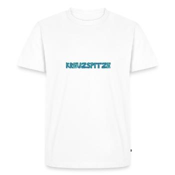 Mont Kreuzspitze - T-shirt Premium bio Homme - blanc - Devant - Nico (187cm)