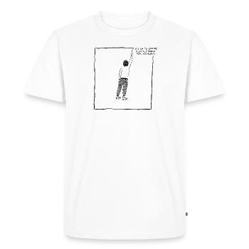 Place For Yourself - T-shirt Premium bio Homme - blanc - Devant - Nico (187cm)