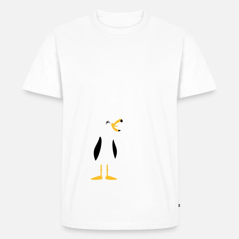 Seagull / Seagull (3c) - T-shirt Premium bio Homme - blanc