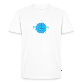 Explorez le monde - Sort - ApriNoeScor - T-shirt Premium bio Homme - blanc - Devant - Nico (187cm)