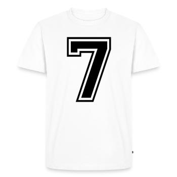 7 - T-shirt Premium bio Homme - blanc - Devant - Nico (187cm)