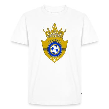 Football - T-shirt Premium bio Homme - blanc - Devant - Nico (187cm)
