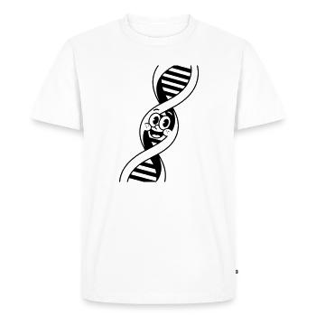 ADN - T-shirt Premium bio Homme - blanc - Devant - Nico (187cm)