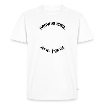 minirudel_auf_tour - T-shirt Premium bio Homme - blanc - Devant - Nico (187cm)